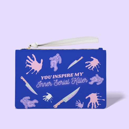 Serial Killer Vegan Leather Clutch Bag