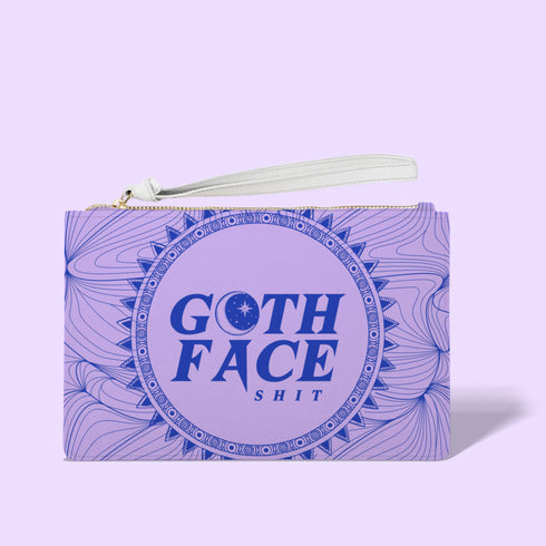 Goth Face Wristlet