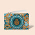 Hamsa Bag Green Wristlet Handbag
