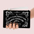 Ouija Goth Girl Clutch Purse