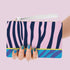 Zebra Animal Print Clutch Purse