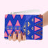 Tribal Print Clutch Purse
