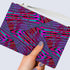 Electric Zebra Wristlet