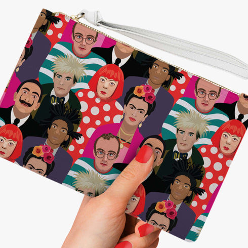 Famous Faces of Art Clutch
