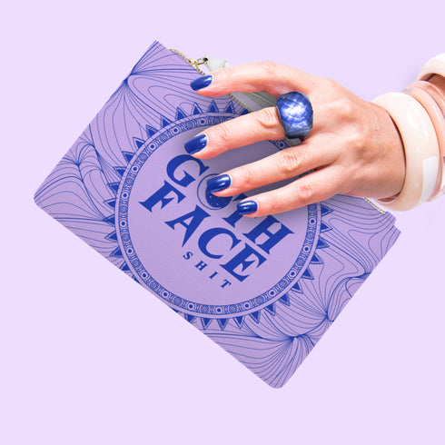 Goth Face Wristlet