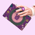 Purple Insect Beetle Bug Clutch Bag