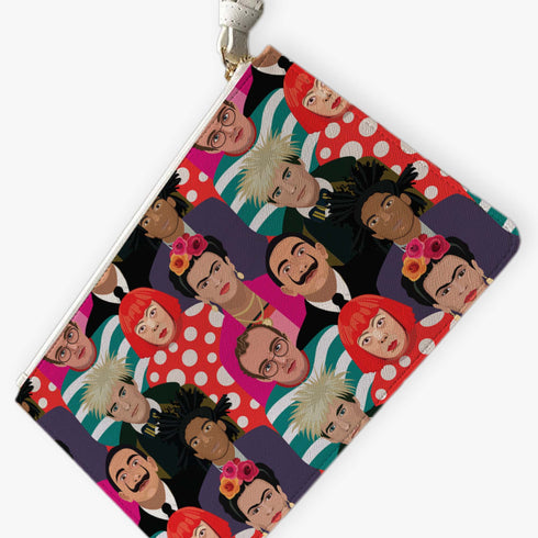 Famous Faces of Art Clutch