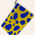 Blue and Yellow Animal Print Wristlet Handbag