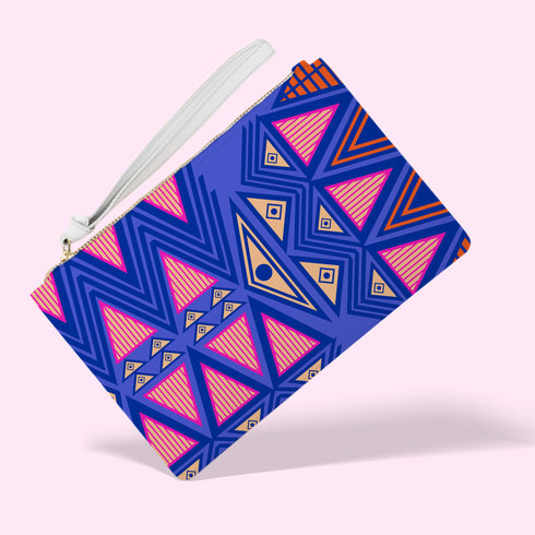 Tribal Print Clutch Purse