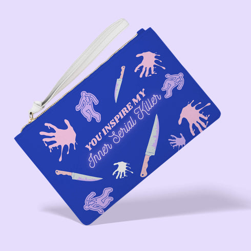 Serial Killer Vegan Leather Clutch Bag