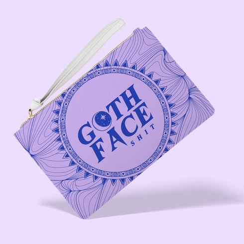 Goth Face Wristlet