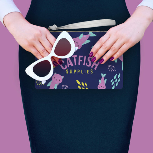 Catfish Vegan Leather Fashion Wristlet