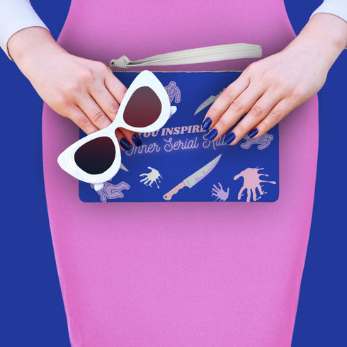 Serial Killer Vegan Leather Clutch Bag