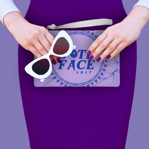 Goth Face Wristlet