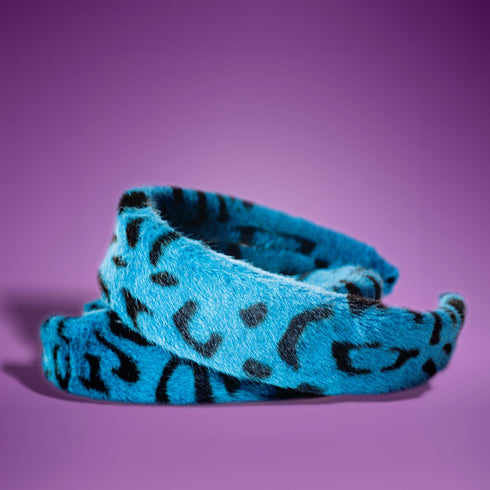 Leopard Print Furry Headband