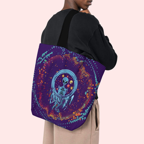 The Truth Is Out There Unisex Canvas Alien Tote Bag