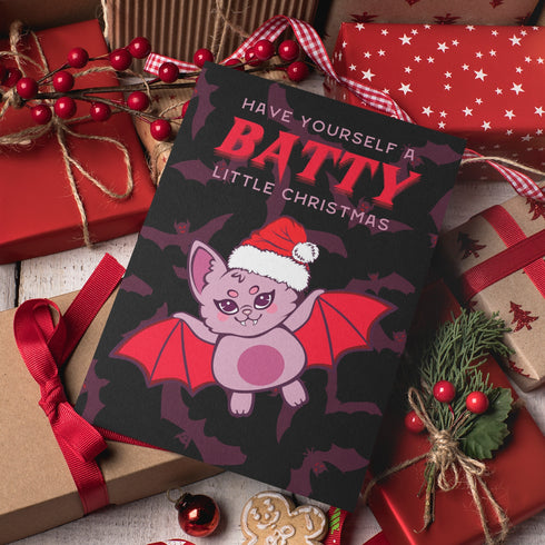 Batty Christmas Card