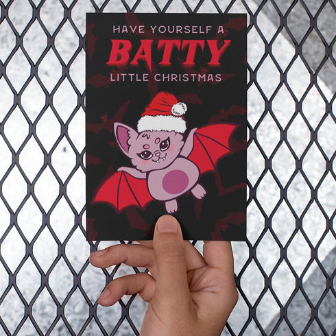 Batty Christmas Card