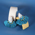 Turquoise Braided Fringe Fan Earrings for Women