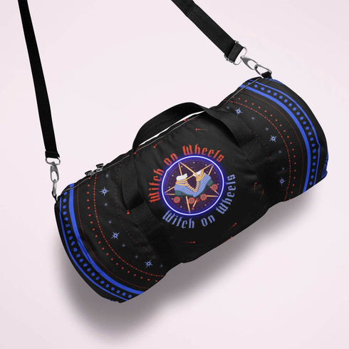 Witch on Wheels Roller Skate Duffle Bag