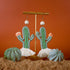 Cactus Tassel Earrings