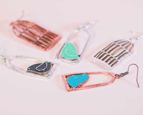 Birdcage Earrings for Women