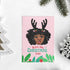 Black Girl Christmas Card