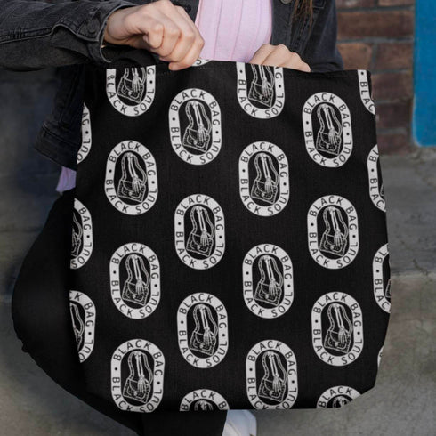 Black Soul Goth Tote Bag