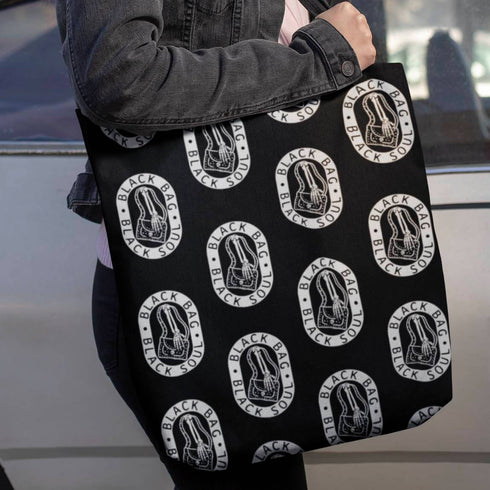 Black Soul Goth Tote Bag