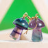 Mushroom Fluorite Stone Earring