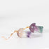 Mushroom Fluorite Stone Earring