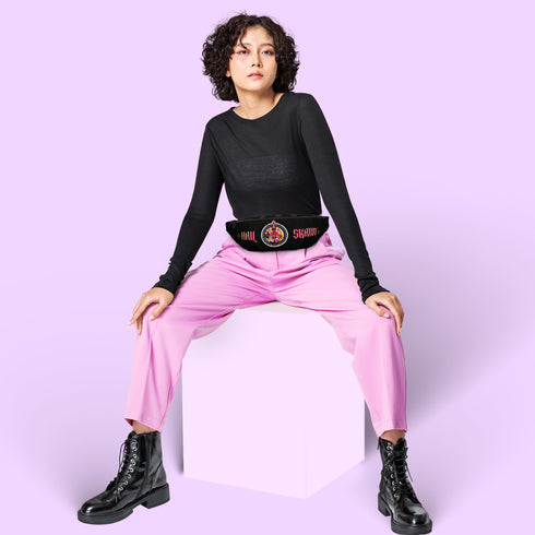 Baphomet Hail Skatin' Roller Skate Fanny Pack