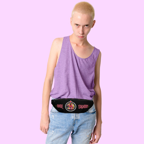Baphomet Hail Skatin' Roller Skate Fanny Pack