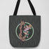 Green Roller Derby Skater Tote Bag