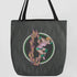 Green Roller Derby Skater Tote Bag