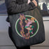 Green Roller Derby Skater Tote Bag