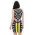 Hypnotic Color Block Bodycon Dress