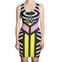 Hypnotic Color Block Bodycon Dress