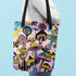 Magic Mushrooms and Frogs Tote Bag