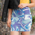 Blue Marble Women's Mini Skirt