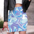 Blue Marble Women's Mini Skirt