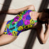 Melted Neon Smiley Print One-Piece Swimsuit