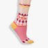 Retro Sheer Argyle Cage Socks