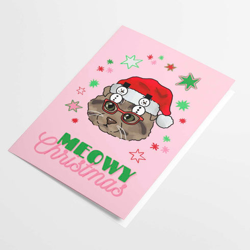 Cat Christmas Card