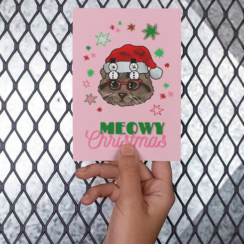 Cat Christmas Card