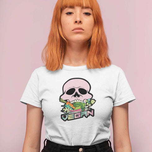 Vegan Skull Tee