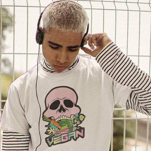 Vegan Skull Tee