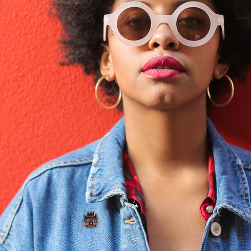 BASQUI-CAT Graffiti Art Pin