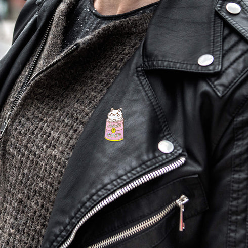 Pop Art CatBell's Soup Pin