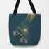 Green Roller Skate Tote Bag